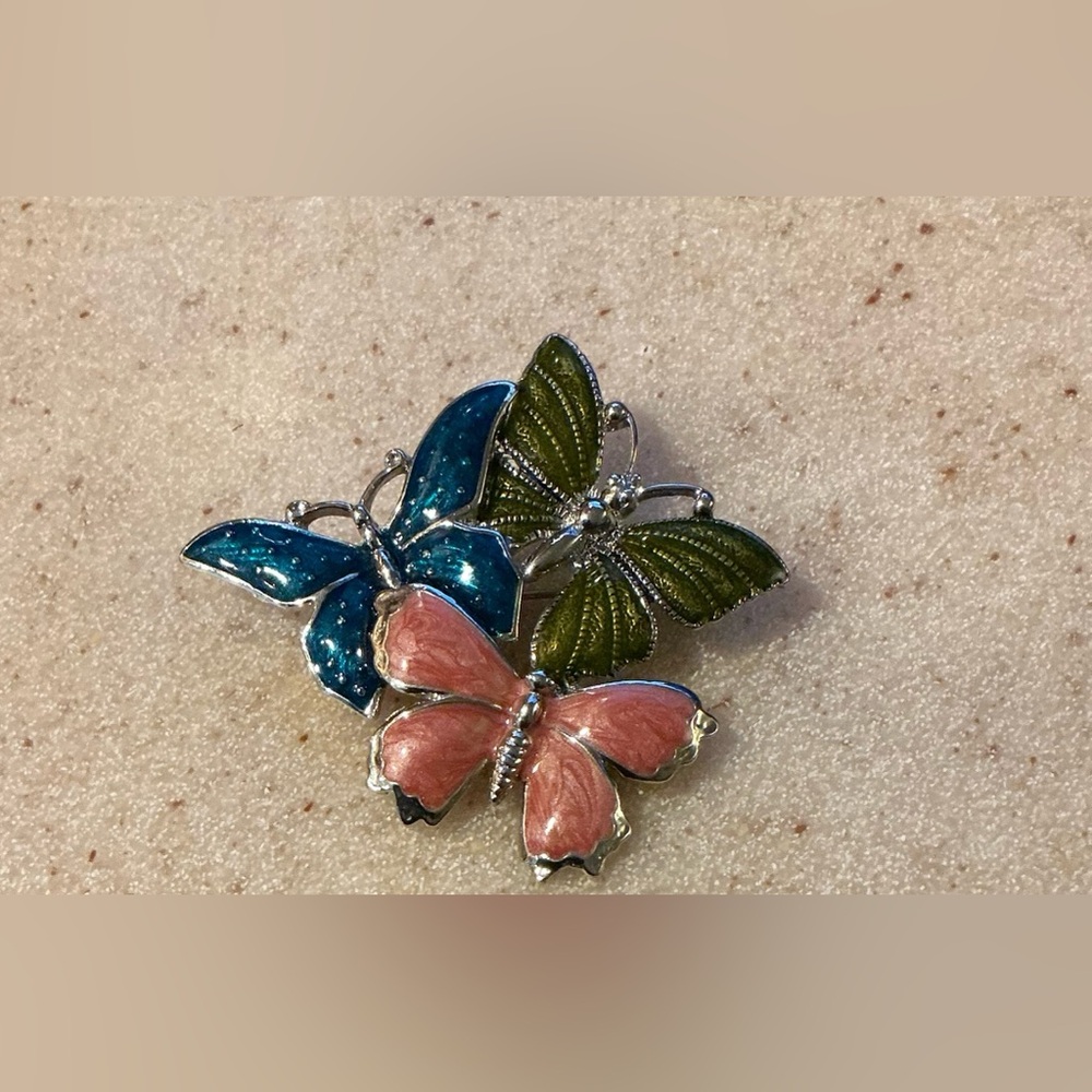 Colorful Butterfly Brooch